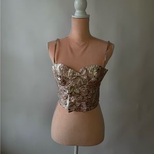 Dolls Kill Sugar Thrillz Eternal Elegance Crop Top